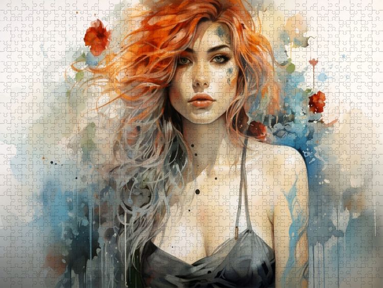 Produktbild: CALVENDO Puzzle Ein Motiv aus dem Kalender "Tattoo trifft Kunst 2" | 1000 Teile Lege-Gr&ouml;&szlig;e 64x48cm Foto-Puzzle f&uuml;r gl&uuml;ckliche Stunden