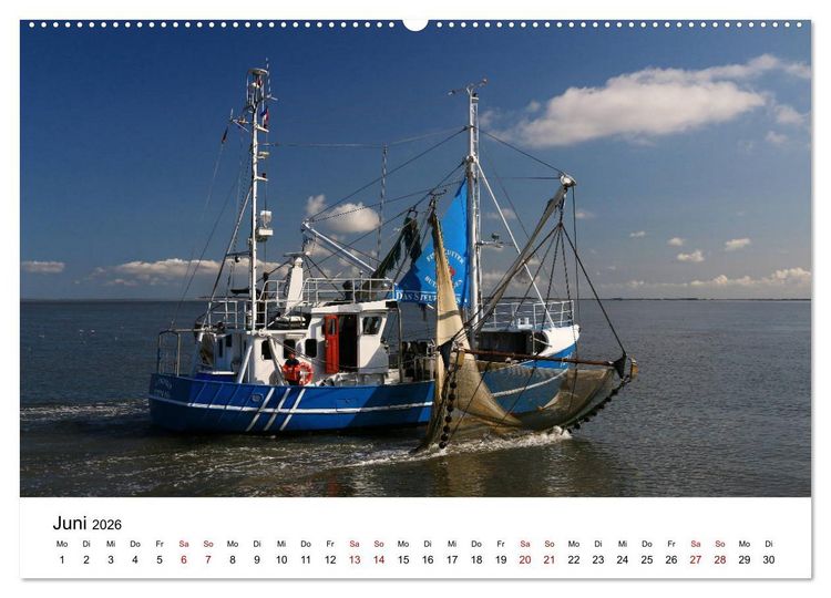 Produktbild: Insel Amrum - Ein Juwel unterm norddeutschen Himmel (Wandkalender 2026 DIN A2 quer), CALVENDO Monatskalender