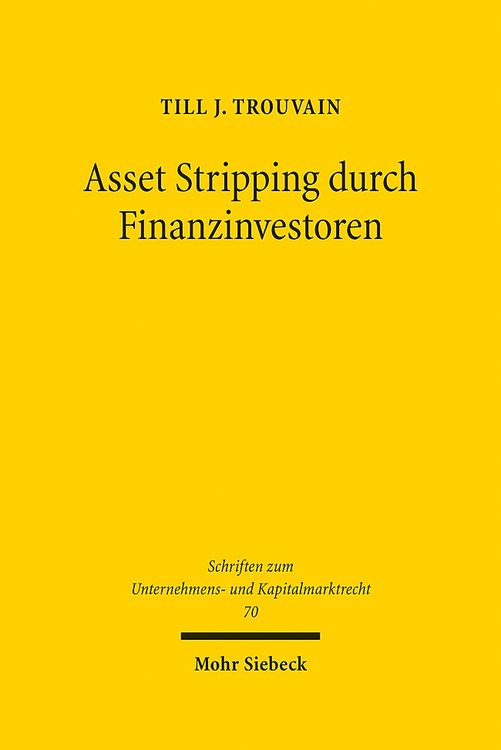 Produktbild: Asset Stripping durch Finanzinvestoren