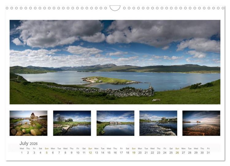 Produktbild: Scottish Highlands - Caithness & Sutherland / UK-Version (Wall Calendar 2026 DIN A3 landscape), CALVENDO 12 Month Wall Calendar