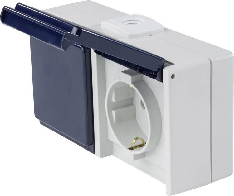 Produktbild: AS Schwabe 62463 Aufputz-Steckdose IP54