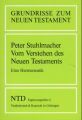 Produktbild: Vom Verstehen des Neuen Testaments