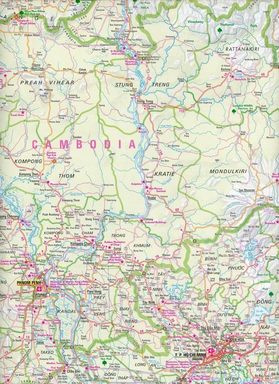 Produktbild: Nelles Map Landkarte Cambodia - Angkor ; Kambodscha - Angkor ; Cambodge - Angkor ; Camboya - Angkor 1:1,5 Mio.