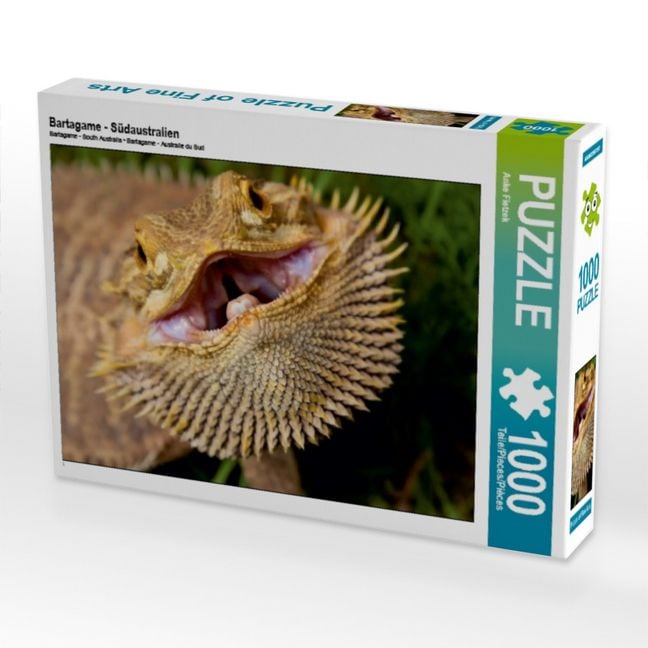 Produktbild: CALVENDO Puzzle Bartagame - S&uuml;daustralien 1000 Teile Puzzle quer | 1000 Teile Lege-Gr&ouml;&szlig;e 64 &times; 48 cm Foto-Puzzle f&uuml;r gl&uuml;ckliche Stunden