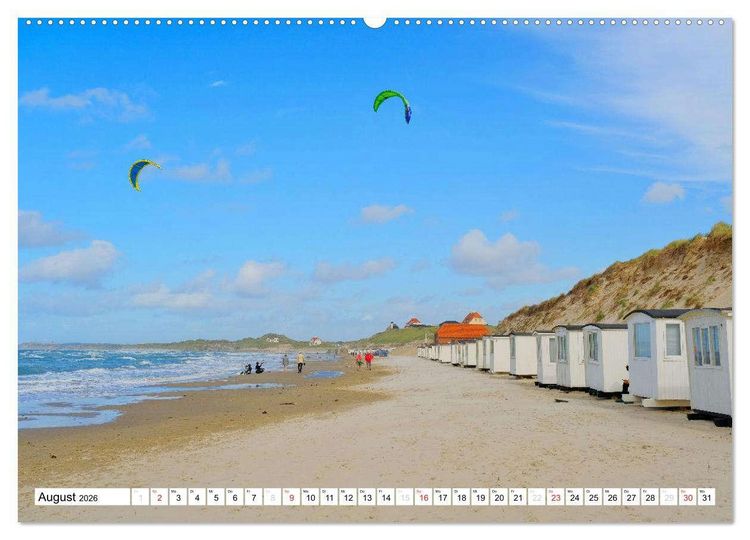 Produktbild: D&auml;nemark Pur (Wandkalender 2026 DIN A2 quer), CALVENDO Monatskalender