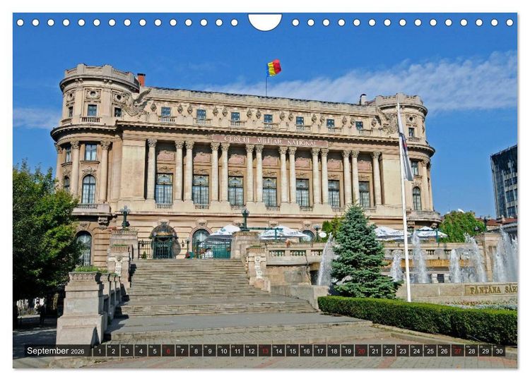 Produktbild: Bukarest - Paris des Ostens (Wandkalender 2026 DIN A4 quer), CALVENDO Monatskalender
