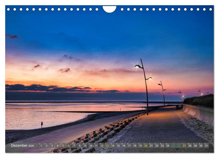 Produktbild: BORKUM Entdeckungen (Wandkalender 2026 DIN A4 quer), CALVENDO Monatskalender