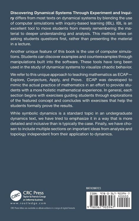 Produktbild: Discovering Dynamical Systems Through Experiment and Inquiry