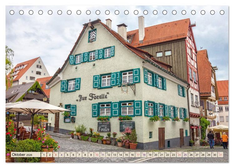Produktbild: Ulm - einfach sehenswert (Tischkalender 2026 DIN A5 quer), CALVENDO Monatskalender
