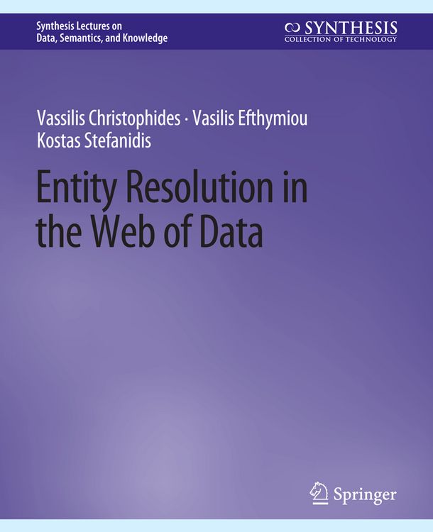 Produktbild: Entity Resolution in the Web of Data