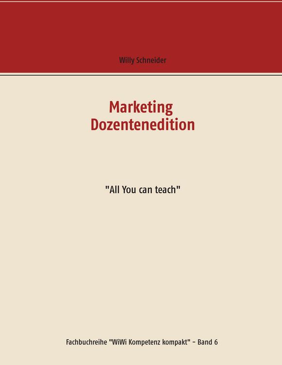 Produktbild: Marketing Dozentenedition