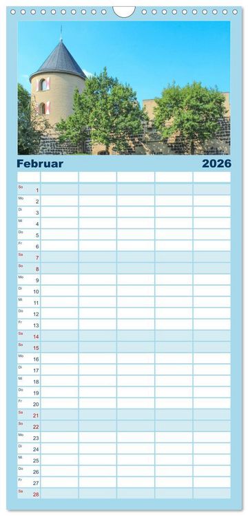 Produktbild: Familienplaner 2026 - Altes K&ouml;ln - Denkm&auml;ler und Historische Bauten mit 5 Spalten (Wandkalender, 21 x 45 cm) CALVENDO
