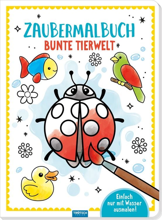 Produktbild: Tr&ouml;tsch Malbuch Zaubermalbuch Bunte Tierwelt