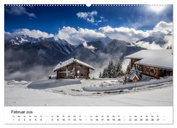 Produktbild: Bergbauernh&ouml;fe im Ultental (Wandkalender 2026 DIN A2 quer), CALVENDO Monatskalender