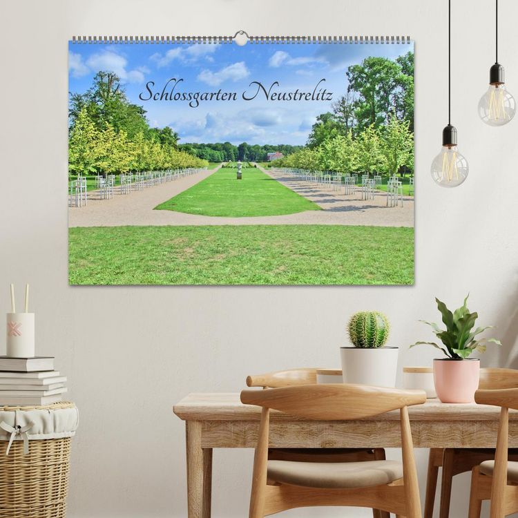 Produktbild: Schlossgarten Neustrelitz (Wandkalender 2026 DIN A2 quer), CALVENDO Monatskalender
