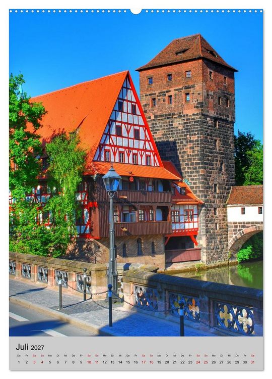 Produktbild: N&Uuml;RNBERG. Du bist so sch&ouml;n (hochwertiger Premium Wandkalender 2027 DIN A2 hoch), Kunstdruck in Hochglanz