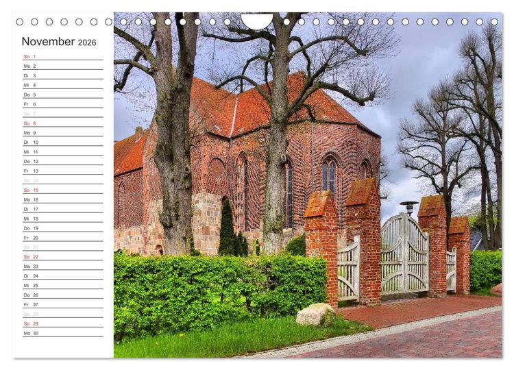 Produktbild: Ostfriesland - zwischen Watt und Moor (Wandkalender 2026 DIN A4 quer), CALVENDO Monatskalender
