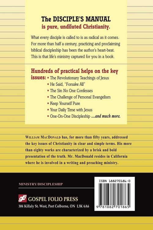 Produktbild: The Disciple's Manual