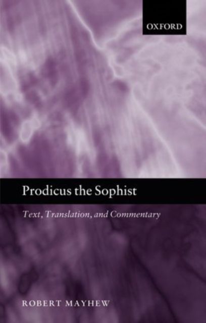 Produktbild: Prodicus The Sophist