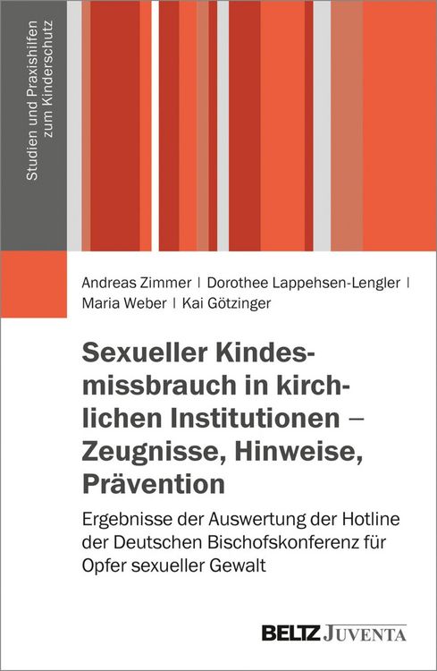 Produktbild: Sexueller Kindesmissbrauch in kirchlichen Institutionen - Zeugnisse, Hinweise, Pr&auml;vention