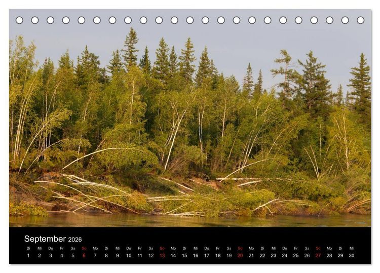 Produktbild: Sibirien- Impressionen von der Lena (Tischkalender 2026 DIN A5 quer), CALVENDO Monatskalender