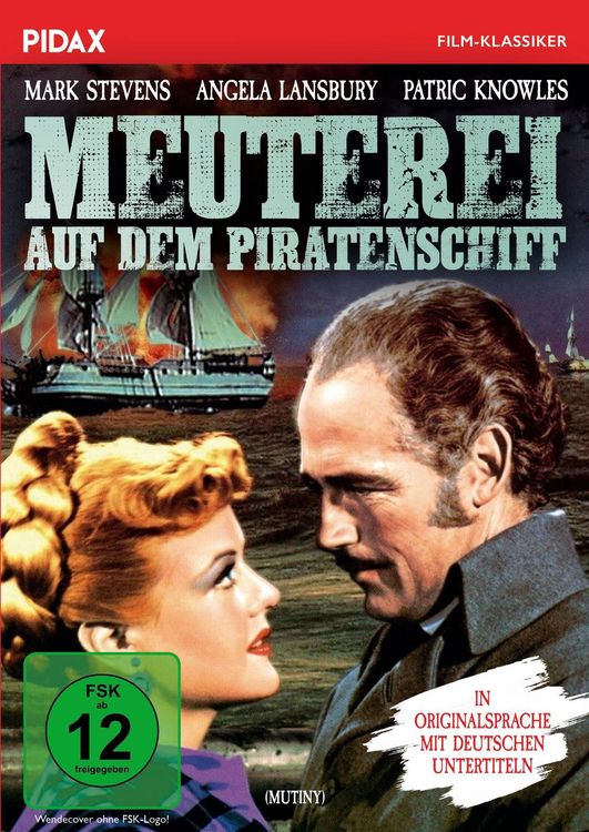Produktbild: Meuterei auf dem Piratenschiff (Mutiny) (OmU) / Packender Abenteuerfilm mit Starbesetzung IN ENGLISCHER SPRACHE MIT DEUTSCHEN UNTERTITELN (Pidax Film-Klassiker)