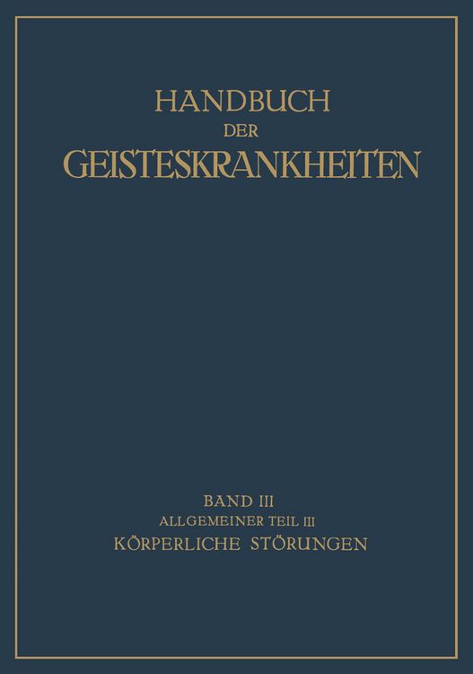 Produktbild: Handbuch der Geisteskrankheiten