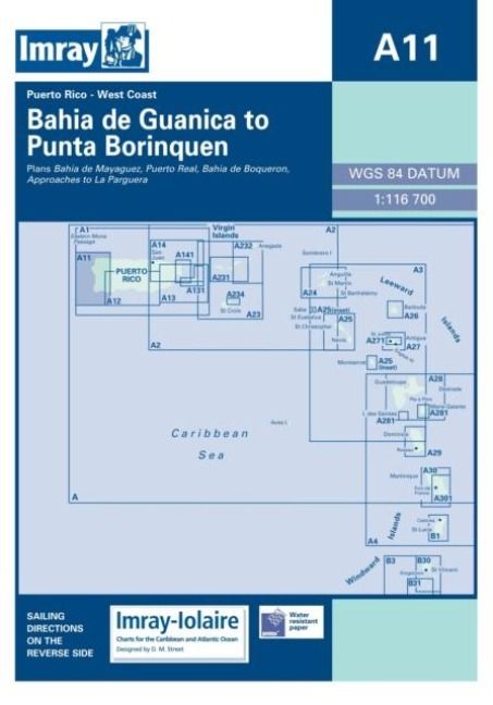 Produktbild: A11 Bahia de Guanica to Punta Borinquen, Imray Chart