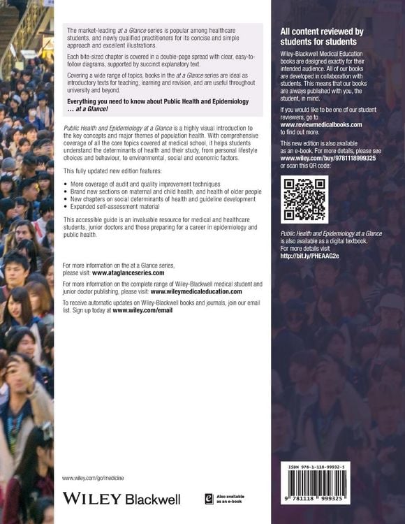 Produktbild: Public Health and Epidemiology at a Glance