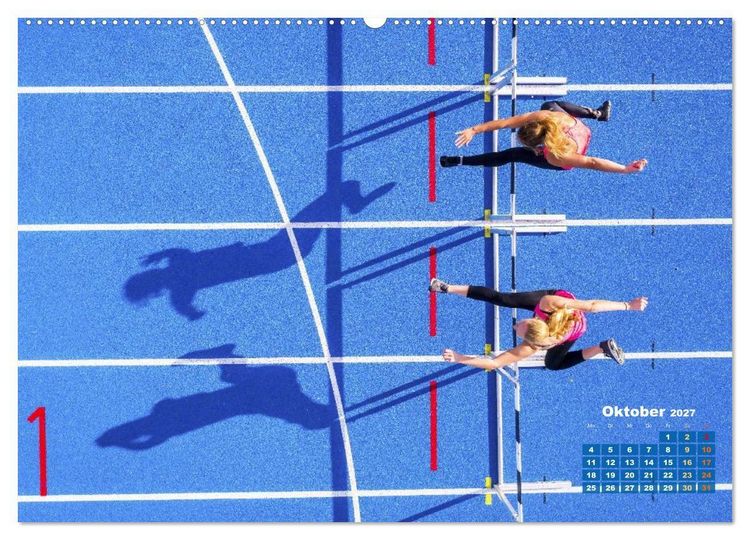 Produktbild: Faszination Leichtathletik: Schneller, h&ouml;her, weiter (Wandkalender 2027 DIN A2 quer), CALVENDO Monatskalender
