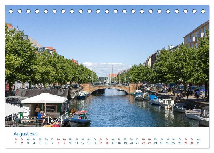 Produktbild: Sch&ouml;nes Kopenhagen (Tischkalender 2026 DIN A5 quer), CALVENDO Monatskalender