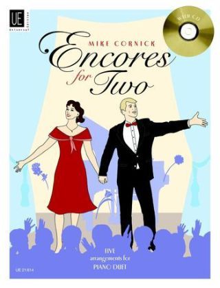 Produktbild: Encores for Two, f&uuml;r Klavier zu vier H&auml;nden mit Audio-CD