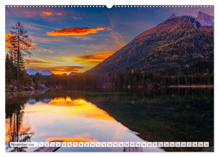 Produktbild: Mein Berchtesgadener Land - Wundersch&ouml;n zu jeder Jahreszeit (Wandkalender 2026 DIN A2 quer), CALVENDO Monatskalender