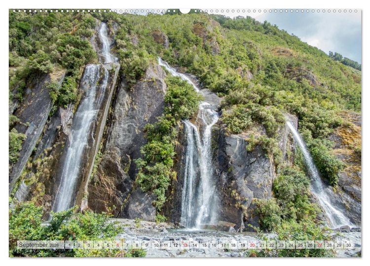 Produktbild: Neuseeland - Wandelnde Landschaften (Wandkalender 2026 DIN A2 quer), CALVENDO Monatskalender