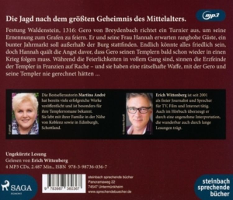 Produktbild: Die Prophezeiung der Templer