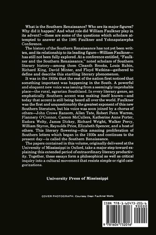 Produktbild: Faulkner and the Southern Renaissance
