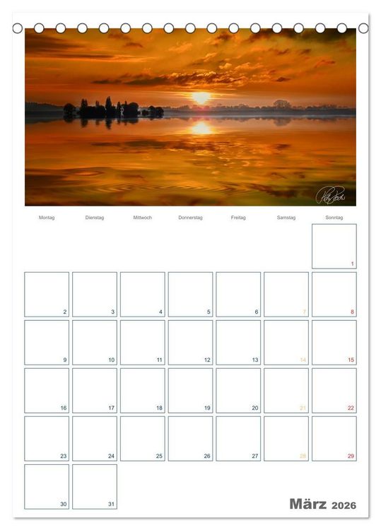 Produktbild: Am Steinhuder Meer / Planer (Tischkalender 2026 DIN A5 hoch), CALVENDO Monatskalender