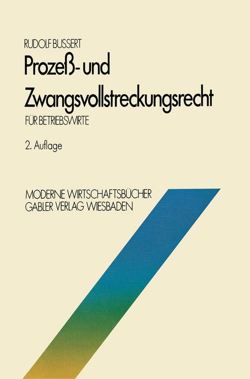 Produktbild: Proze&szlig;- und Zwangsvollstreckungsrecht f&uuml;r Betriebswirte