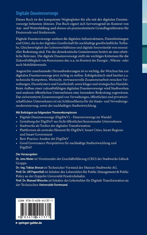 Produktbild: Digitale Daseinsvorsorge