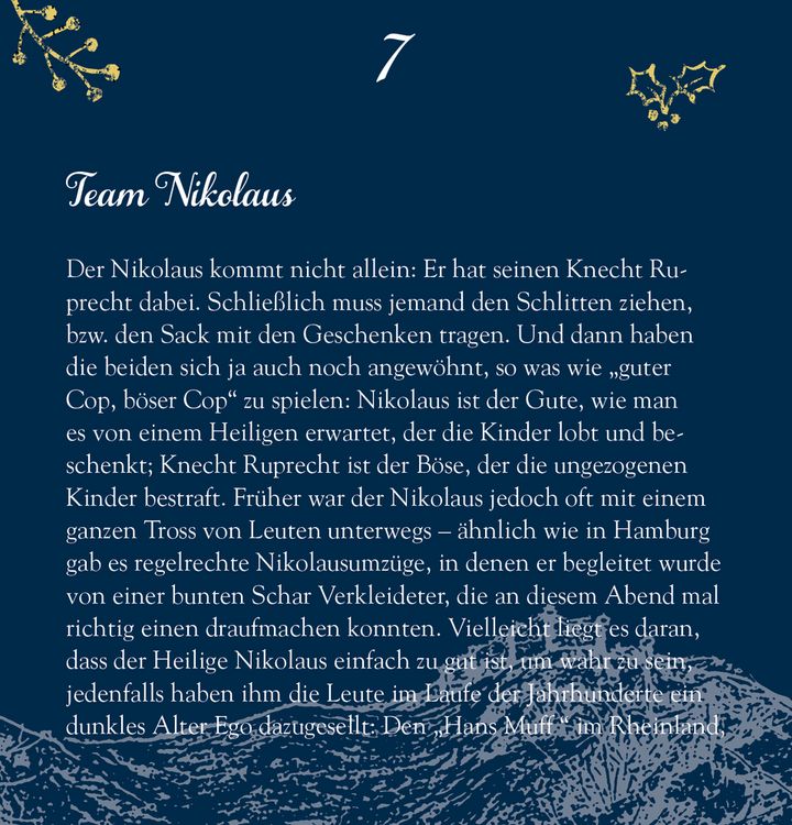 Produktbild: Zettel-Adventskalender &ndash; Magie und Mythos der Winter-Weihnacht