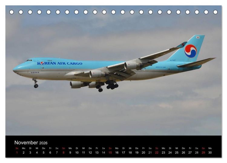 Produktbild: Luftfracht-Cargo (Tischkalender 2026 DIN A5 quer), CALVENDO Monatskalender