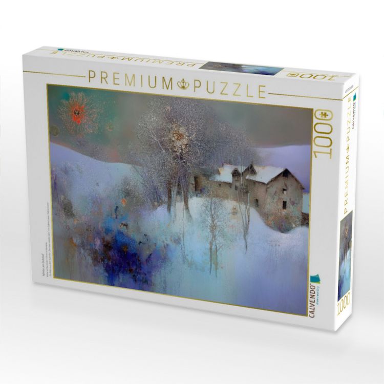 Produktbild: CALVENDO Puzzle Winter am Gutshof | 1000 Teile Lege-Gr&ouml;&szlig;e 64x48cm Foto-Puzzle f&uuml;r gl&uuml;ckliche Stunden