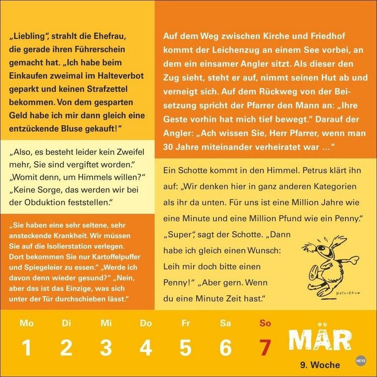 Produktbild: Witze f&uuml;rs Klo Kalender 2027