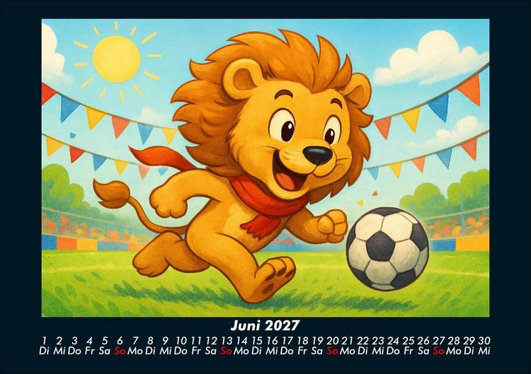 Produktbild: Buschi und das Fu&szlig;balljahr 2027 Fotokalender DIN A5