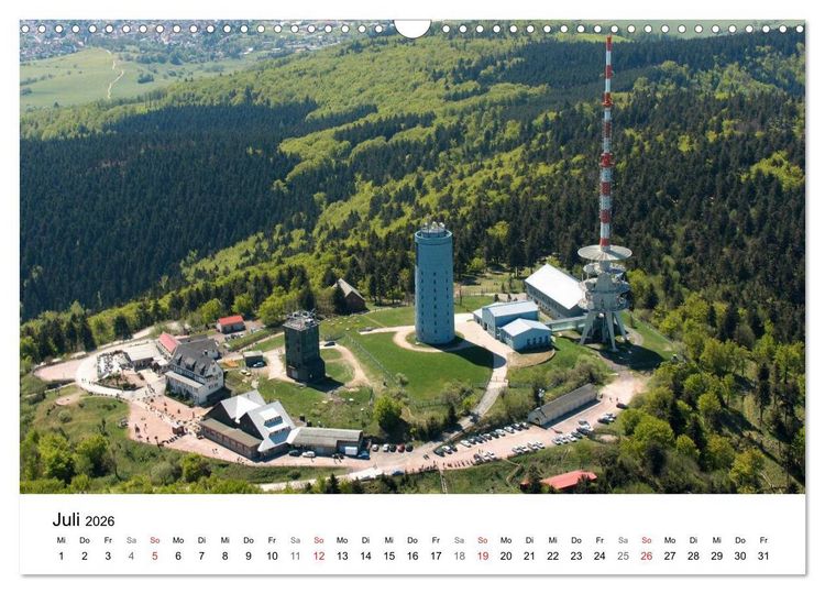 Produktbild: Th&uuml;ringen - mit Abstand betrachtet 2026 (Wandkalender 2026 DIN A3 quer), CALVENDO Monatskalender
