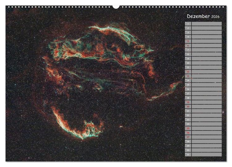 Produktbild: Deep-Sky Amateurastronomie (hochwertiger Premium Wandkalender 2026 DIN A2 quer), Kunstdruck in Hochglanz