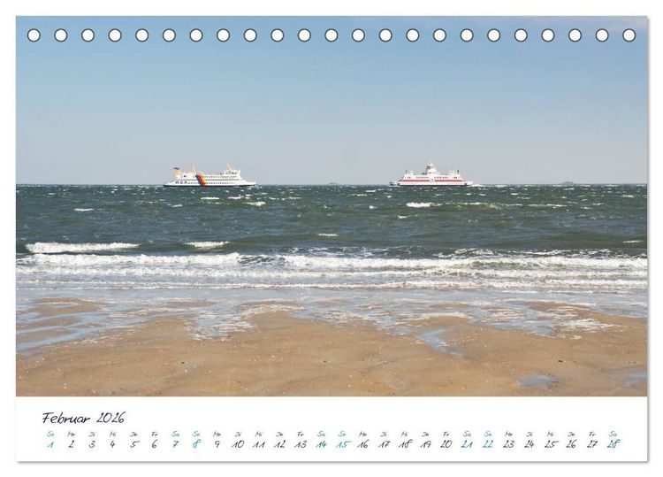 Produktbild: F&ouml;hr - Nordfriesische Trauminsel (Tischkalender 2026 DIN A5 quer), CALVENDO Monatskalender