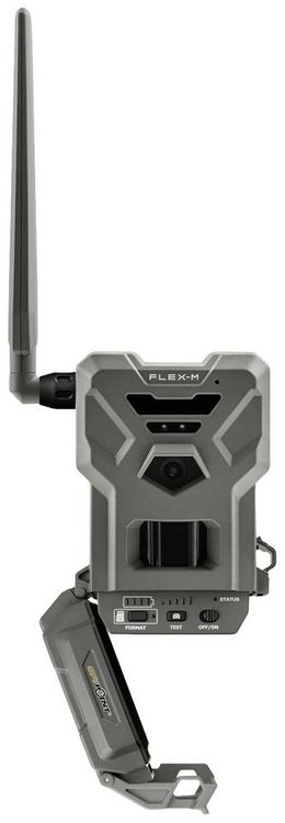 Produktbild: Spypoint FLEX-M Wildkamera 28 Megapixel Tonaufzeichnung, 4G Bild&uuml;bertragung, GSM-Modul Grau-Gr&uuml;n (matt)
