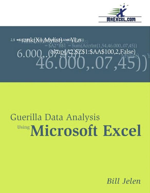 Produktbild: Guerilla Data Analysis Using Microsoft Excel