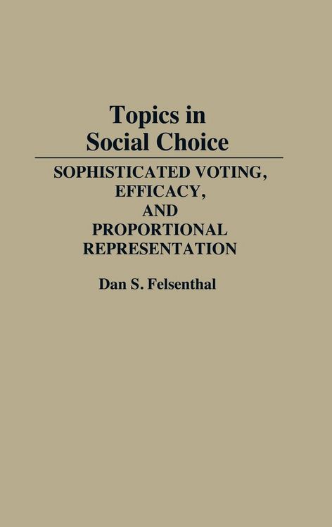 Produktbild: Topics in Social Choice